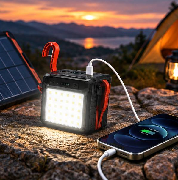 پاوربانک خورشیدی LAROS مدل PORODO ظرفیت 120000mAh